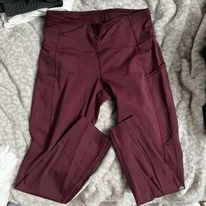 Lululemon fast and free high-rise tight 25” size 8